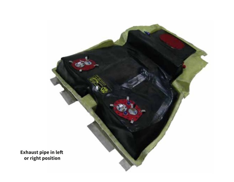 Bladder fuel tank for SUBARU Impreza WRX STI 08